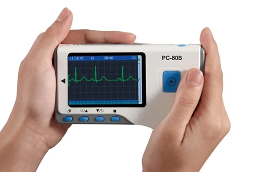 Lepu PC-80B Монитор сердечного ритма портативной машины Easy EKG монитора ECG Handheld