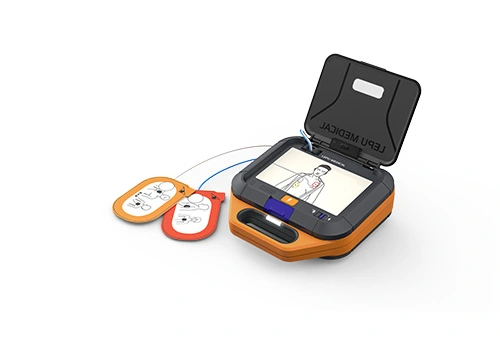 Lepu Leaed®Портативный AED Machine медицинского класса Автоматический внешний дефибриллятор для первой помощи при СЛР с IP55 Водонепроницаемый и пыленепроницаемый